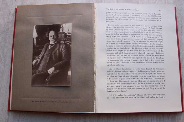 MEMORIES MINES AND MILLIONS - BEING THE LIFE OF SIR JOSEPH B. ROBINSON