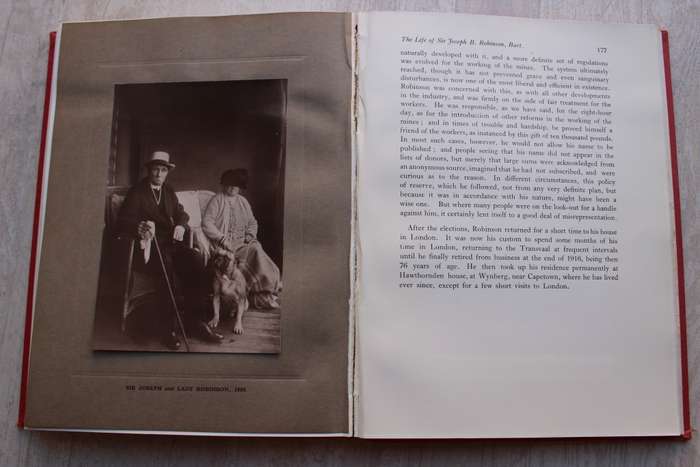 MEMORIES MINES AND MILLIONS - BEING THE LIFE OF SIR JOSEPH B. ROBINSON
