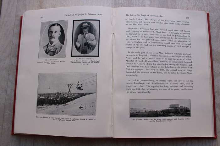 MEMORIES MINES AND MILLIONS - BEING THE LIFE OF SIR JOSEPH B. ROBINSON