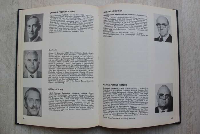 Wie is wie in Pretoria 1984