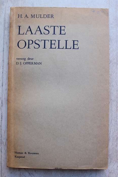 Laaste opstelle, versorg deur DJ Opperman  - Mulder