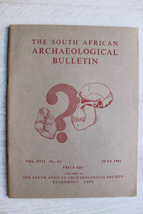 THE SOUTH AFRICAN ARCHAEOLOGICAL BULLETIN volumeXVII - number 66 - June 1962