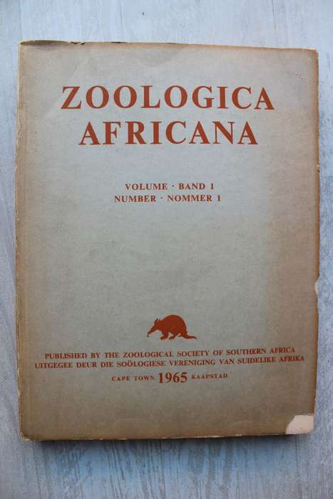Zoological Africana volume 1 number 1  / 1965