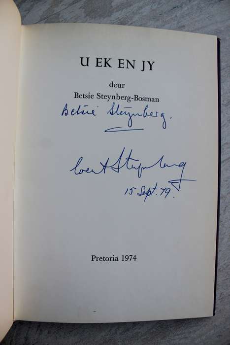 GETEKEN: U Ek en Jy - Betsie Steynberg-Bosman