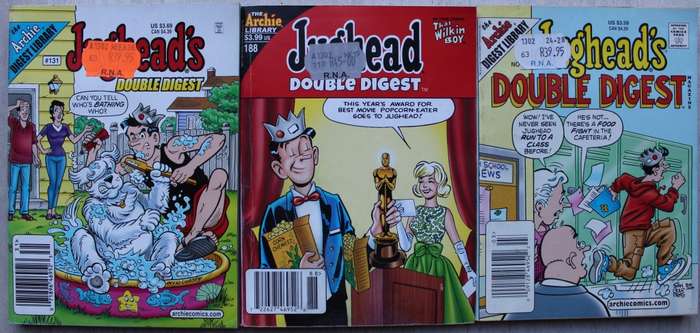 Archie Digest Comics x 3 / Jughead Jones Double Digest