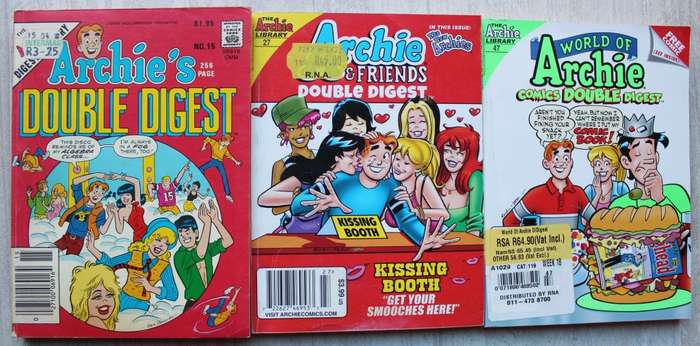 Archie Double Digest Comics x 3