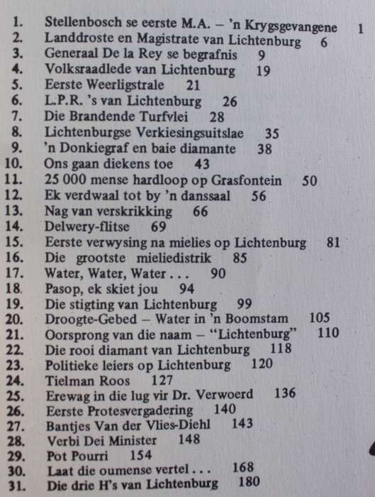 Weerlig in die Weste - Geskiedenis van Lichtenburg  - De Beer
