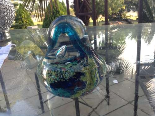 stunning big tear drop shape paper weight