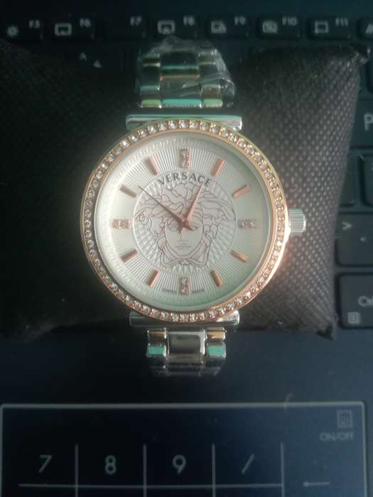 VERSACE STAINLESS STEEL SWISS MADE WATCH WOMEN