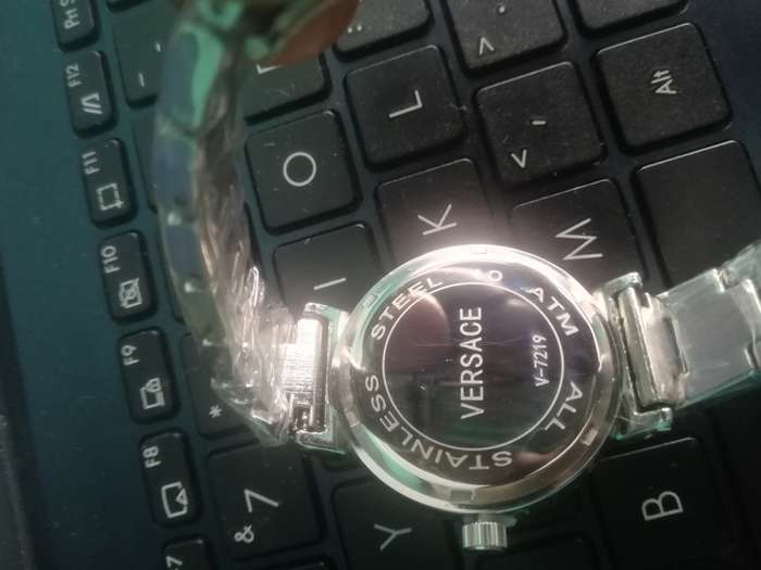 VERSACE STAINLESS STEEL SWISS MADE WATCH WOMEN