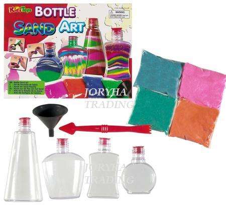 Art+Craft Set Sand Bottlesx4 30x23x5cm