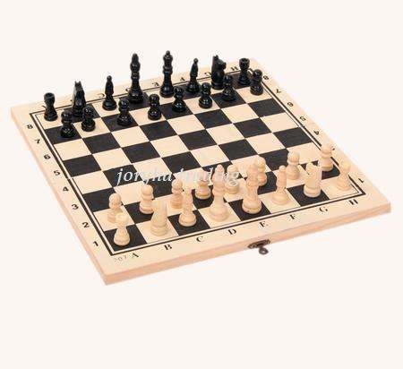 GAME CHESS WOODEN FOLD-UP