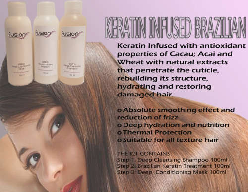 Keratin Infused Brazilian 100ml Kit