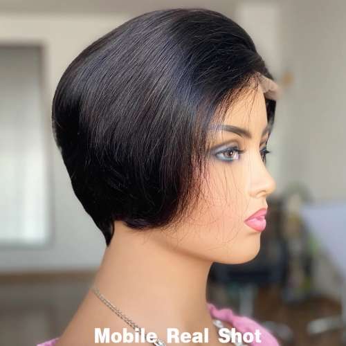 Brazilian 13A 3 part pixie lace wig on special