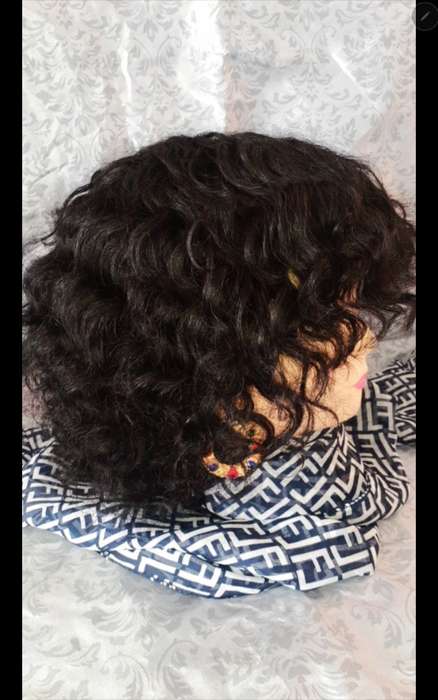 Brazilian Remy Wave Fringe Wig 10 INCH
