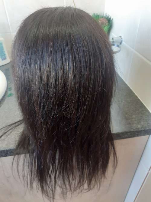 16 inch Peruvian lace wig
