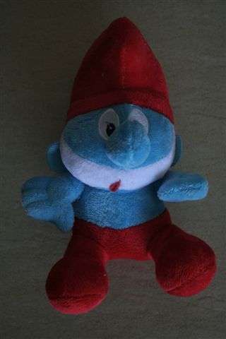 Smurf soft toy 20cm
