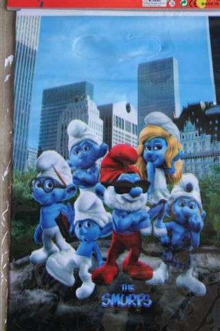 Smurf loot bags 10 per packet