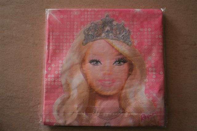 Barbie serviettes