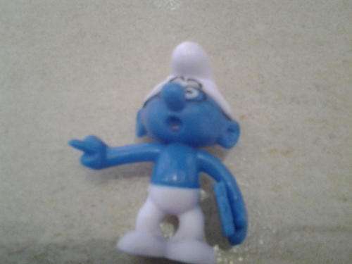 smurf figurine 5cm, perfect for caketopper