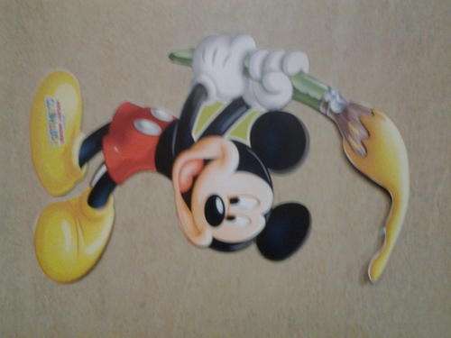 Mickey mouse cardboard cut out, perfect for party decor or bedroom,  +-20cm