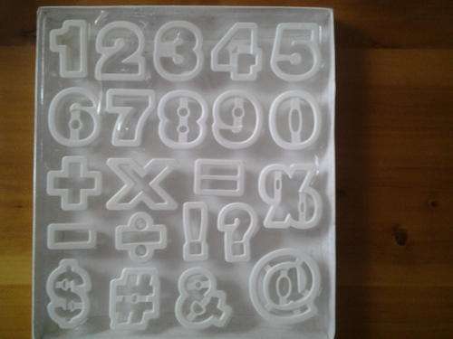 Numbers fondant/cookie cutters (5cm)