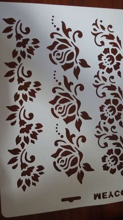 Flowers cake stencils for cakes