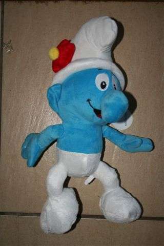 Smurf soft toy 40cm