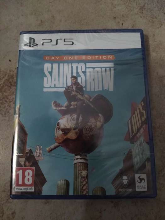 Saints Row: Day One Edition Bundle - Includes Saints Row Idols Face Scarf (PS5) (Sealed)