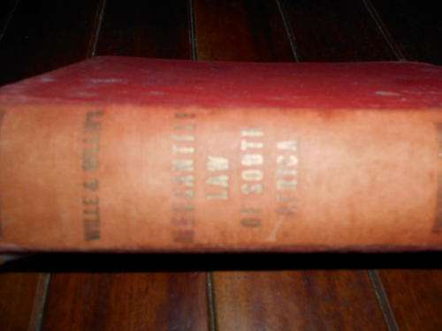 WILLE AND MILLIN'S - MERCANTILE LAW OF SOUTH AFRICA - 14th ED HORTONS JOHANNESBURG HARDBACK 1957 ED.