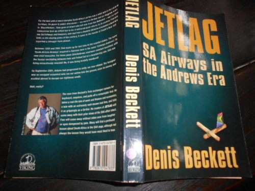 DENIS BECKETT -  JETLAG - SA  AIRWAYS IN THE ANDRES ERA  PENGUIN