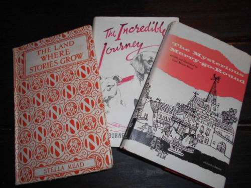 3 BOOKS  mysterious merry-go-round, incredible jouney, land where stories grow