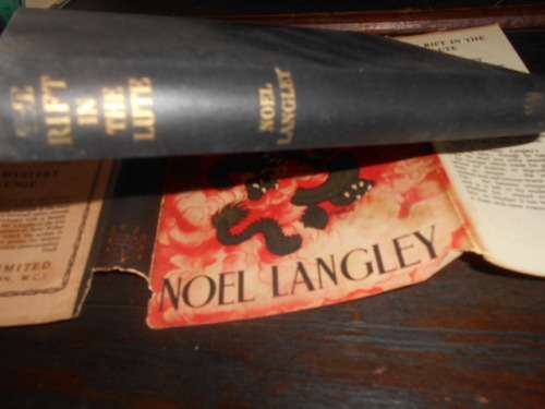 NOEL LANGLEY - The rift in the Lute  - Arthur Barker Ltd  1st ed 1952