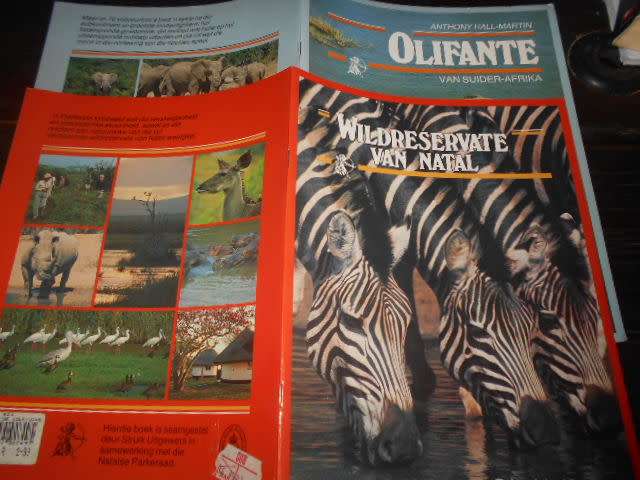 2 GERTY  boeke  - Wildreservate van Natal en Olifante van SA - Struik & Parkeraad