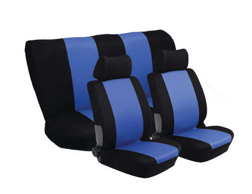 Stingray Nexus Blue - 6 Piece Universal Seat Cover Set