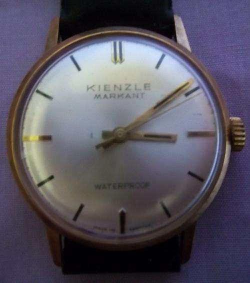 A 1960'S MECHANICAL MEN'S KIENZEL MARKANT, NEVER BEEN WORN BEFORE