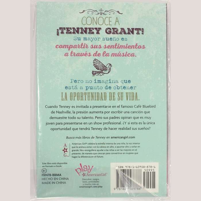 American Girl Doll Tenney Book byKellen Hurtz - Spanish Version - Paperback