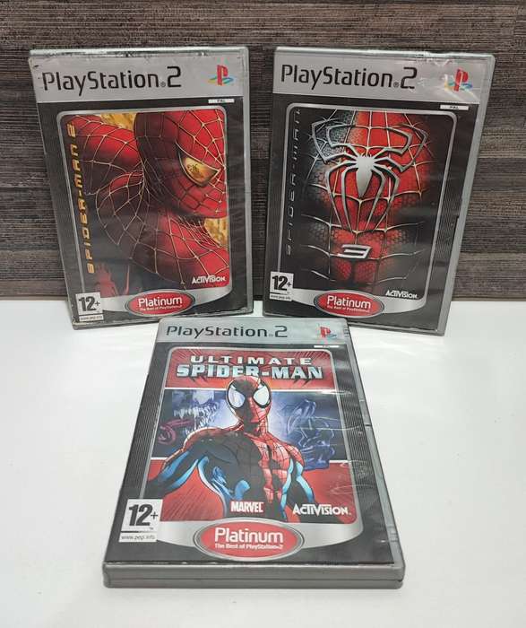 Playstation 2 Games - Spiderman 2, Spiderman 3 and Ultimate Spiderman