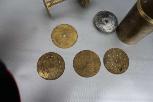 VINTAGE BRASS COOKIE PRESS
