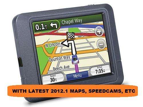 GARMIN NUVI 205 PLUS LATEST 2012.1 SA STREETMAPS, SPEED CAMERA WARNINGS, ETC