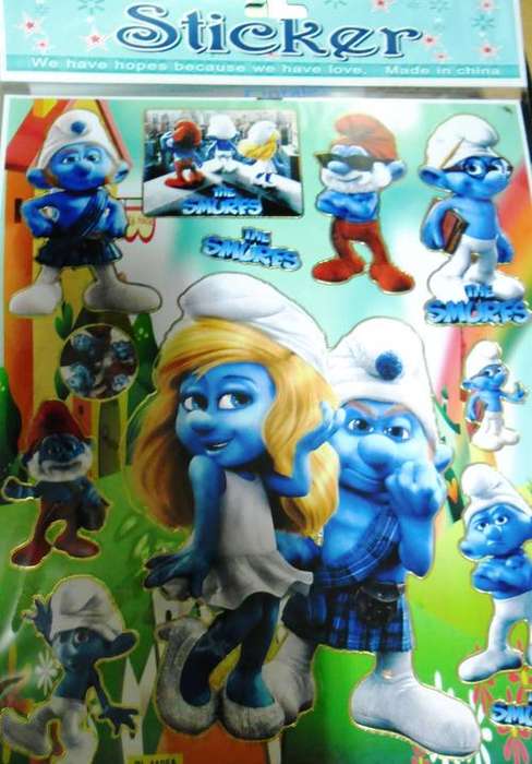 THE SMURFS STICKERS