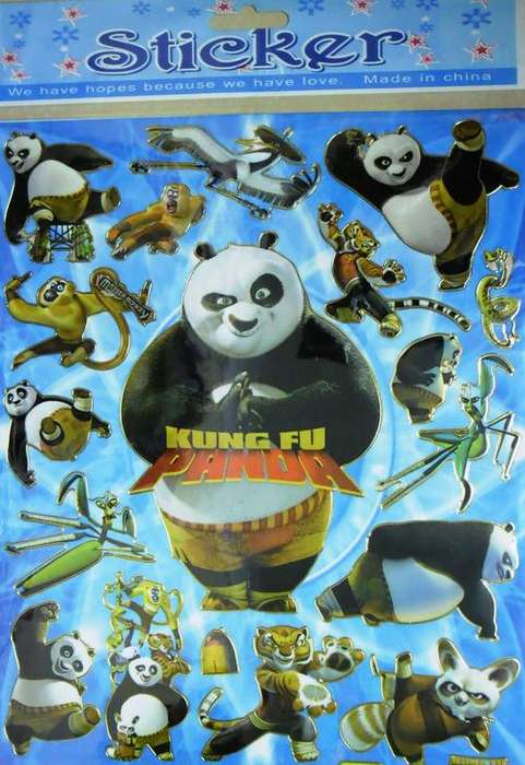KUNG FU PANDA STICKERS