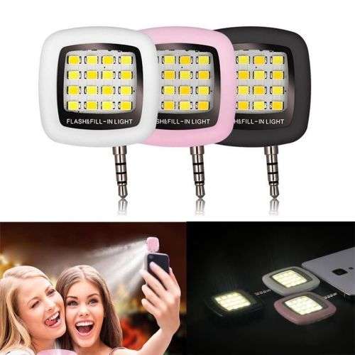 16 LED Selfie Enhancing Flash Light (White)