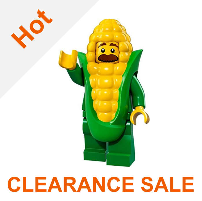 Original Lego Minifig - Corn Cob Guy (col289) - CLEARANCE SALE