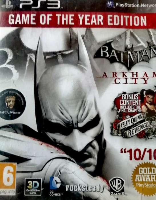 PS3 Batman ARKHAM CITY Game of the Year Edition