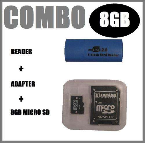 FREE POSTAGE!!! 8G Micro SD TF MicroSD memory Card + Reader + Adapter