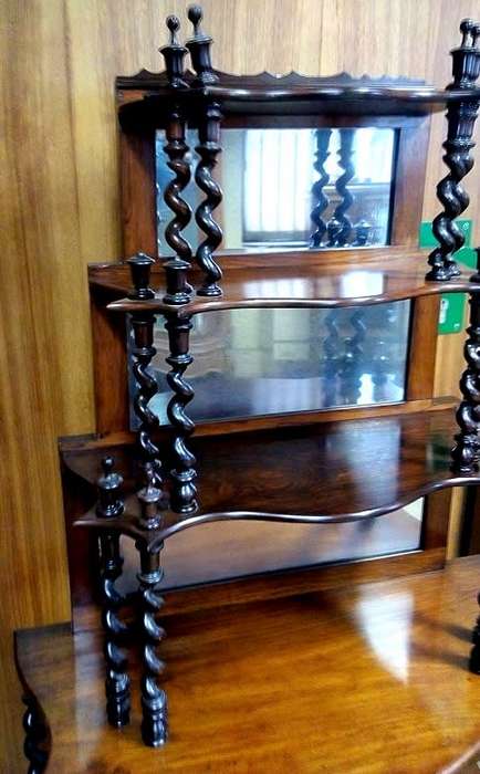 Victorian Rosewood Display Whatnot