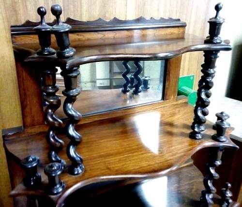 Victorian Rosewood Display Whatnot