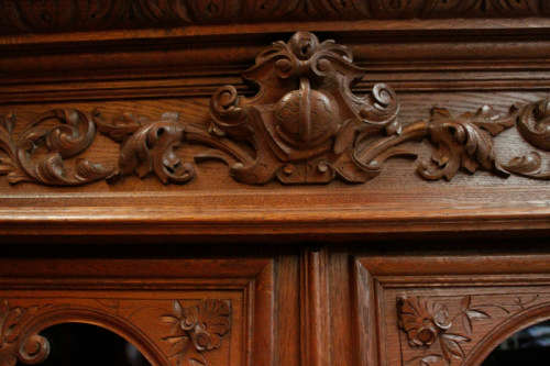 Oak Renaissance Bookcase