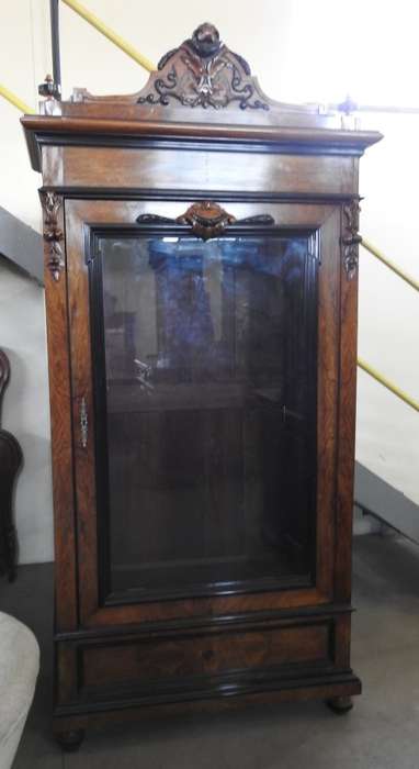 Beautiful Napoleon III Armoire in Palisander/Rosewood and Ebony